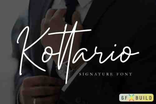 Kottario - Classy Signature Font