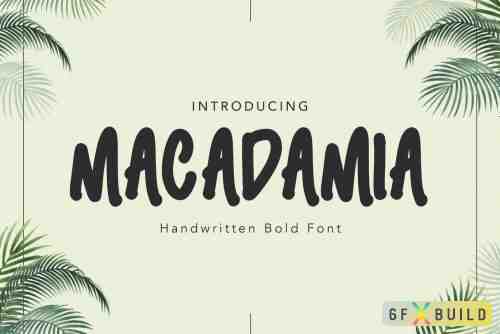 CM - Macadamia Handwritten Font 4037731