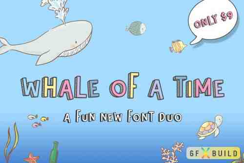 CM - Whale of a Time Font Duo 4045921