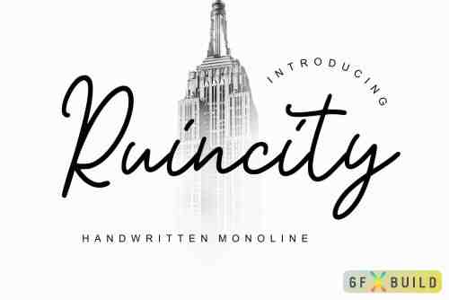 Ruincity Handwritten Monoline
