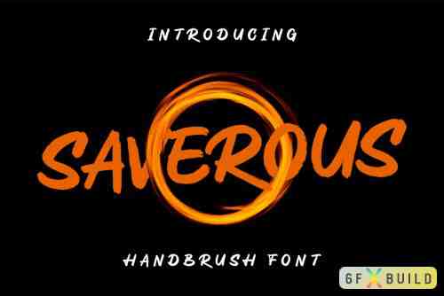 Saverous - Cute and Horror Typeface