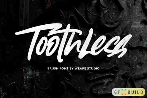 CM - Toothless - Brush Font 4067402