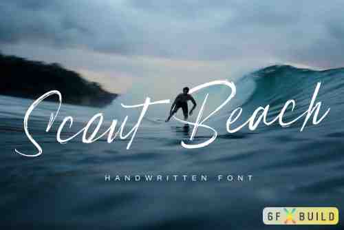 Scout Beach - Handwritten Brush Font