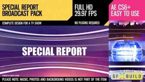 Videohive Special Report (Broadcast Pack) 3374775