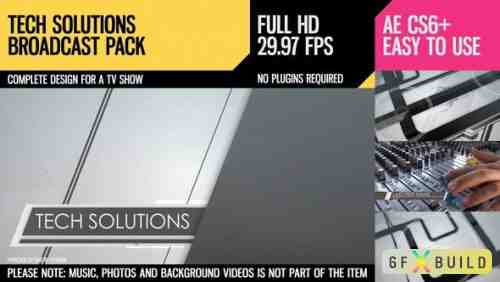 Videohive Tech Solutions (Broadcast Pack) 3067972