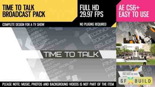 Videohive Time to talk (Broadcast Pack) 3055018