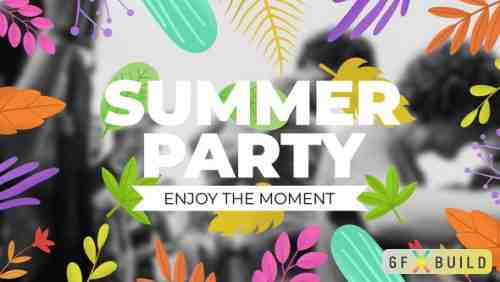 Videohive Summer Title Elements 24473341
