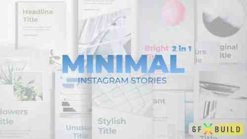 Videohive Minimal Instagram Stories 22976300
