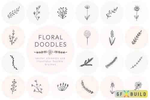CM - Hand Drawn Floral Doodles Vol.2 4056160