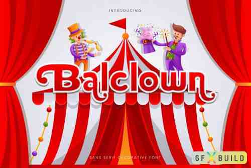 Balclown - Fun Bold Children Font
