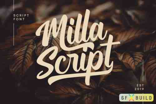 Milla - Script Font