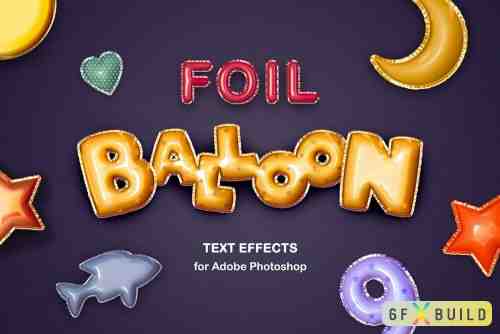 CM - Foil Balloon Text Effects 4122221