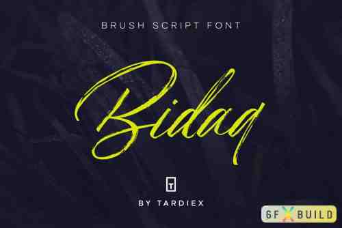 CM - Bidaq Brush Font 3760847