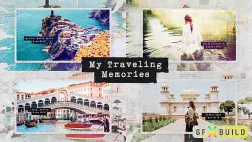 Videohive Traveling Memories / Journey Photo Album / Family and Friends / Adventure Slideshow 24759089