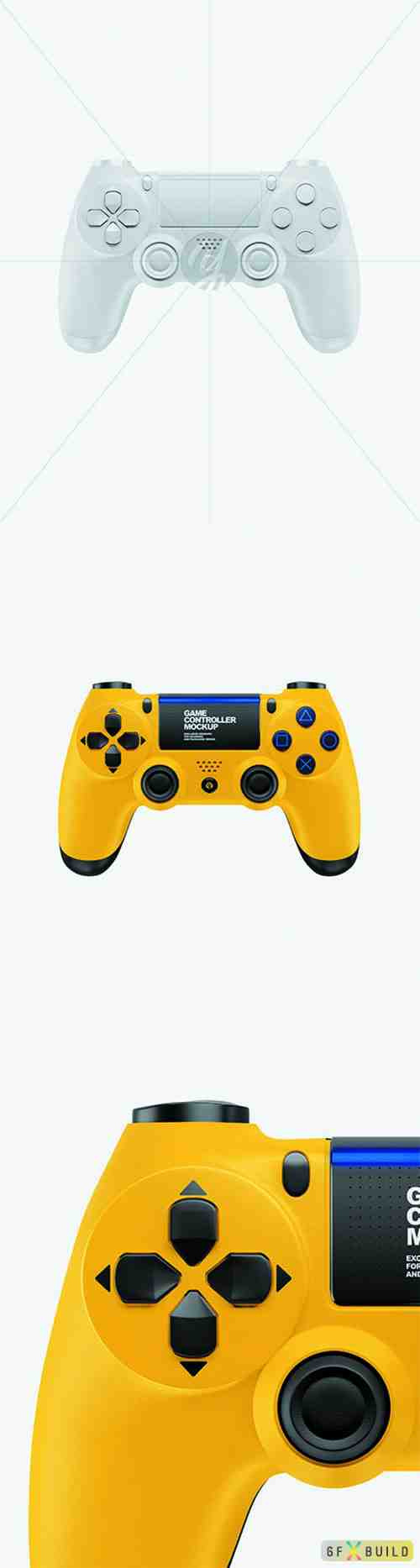 Game Controller Mockup - Front View 62859 TIF