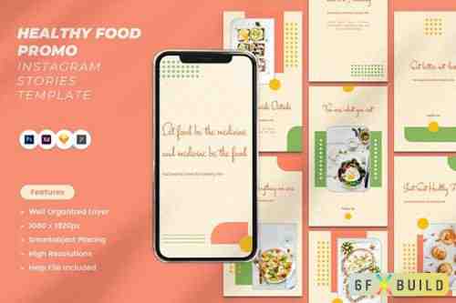 Healthy Food Promo Instagram Stories