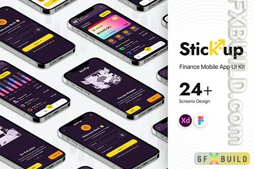 Stick UP Finance Mobile App UI Kit