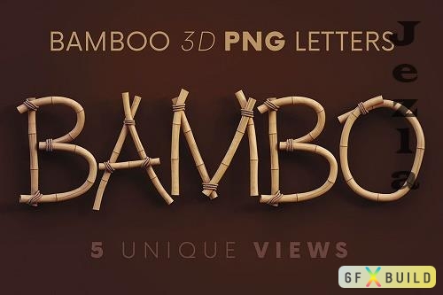Bamboo - 3D Lettering - 6802037
