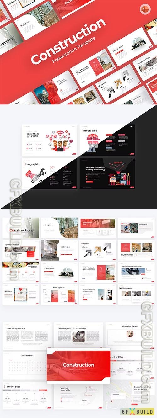 Construction Industry Modern PowerPoint and Keynote Template