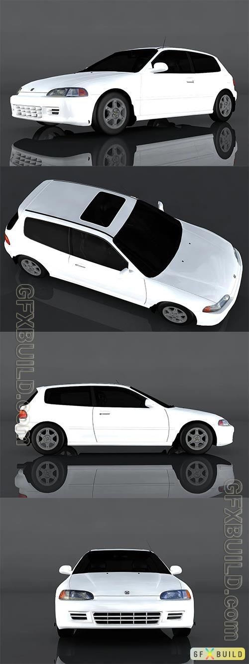 1994 Honda Civic VTI 3D Model