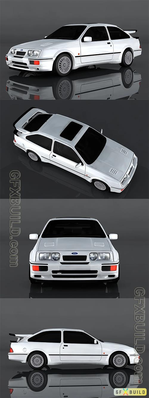 Ford Sierra RS500 3D Model