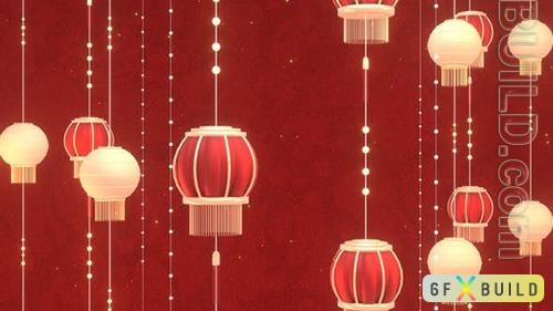 Chinese New Year Red Lanterns 35701711