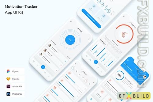 Motivation Tracker App UI Kit
