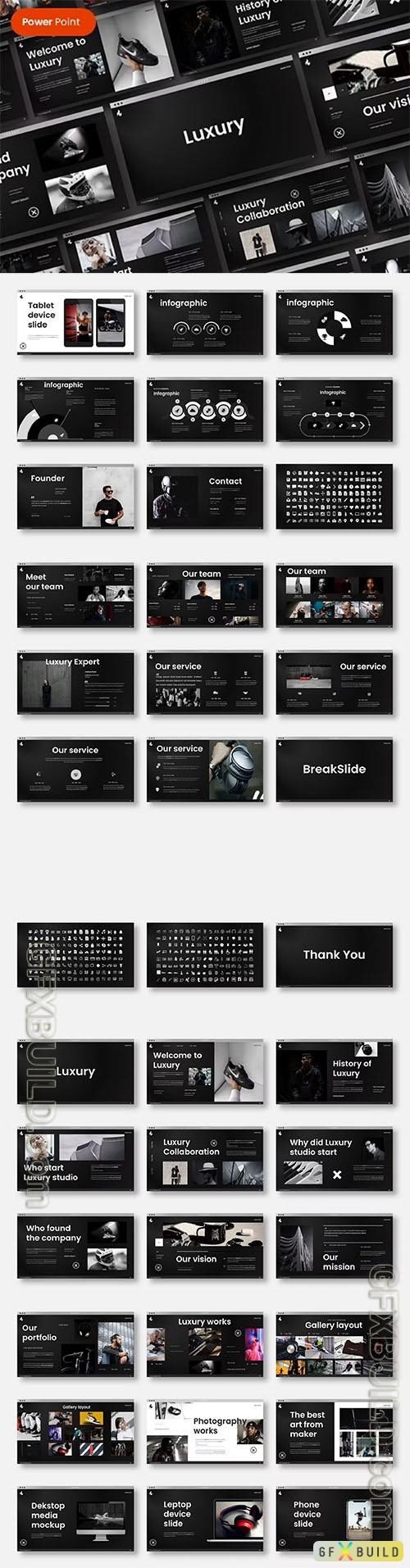 Luxury - Business Powerpoint, Keynote and Google Slides Template