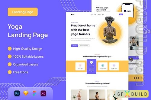 Yoga Landing Page - UI Design