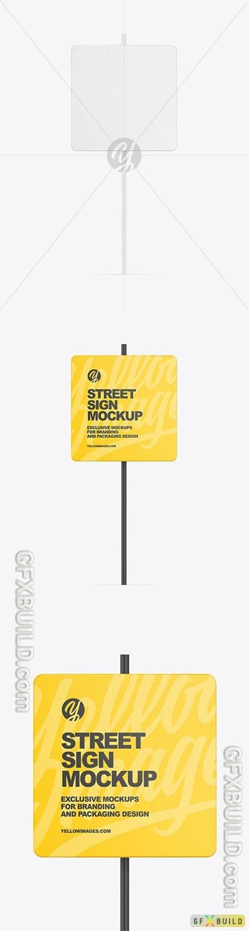 Street Sign Mockup 93047