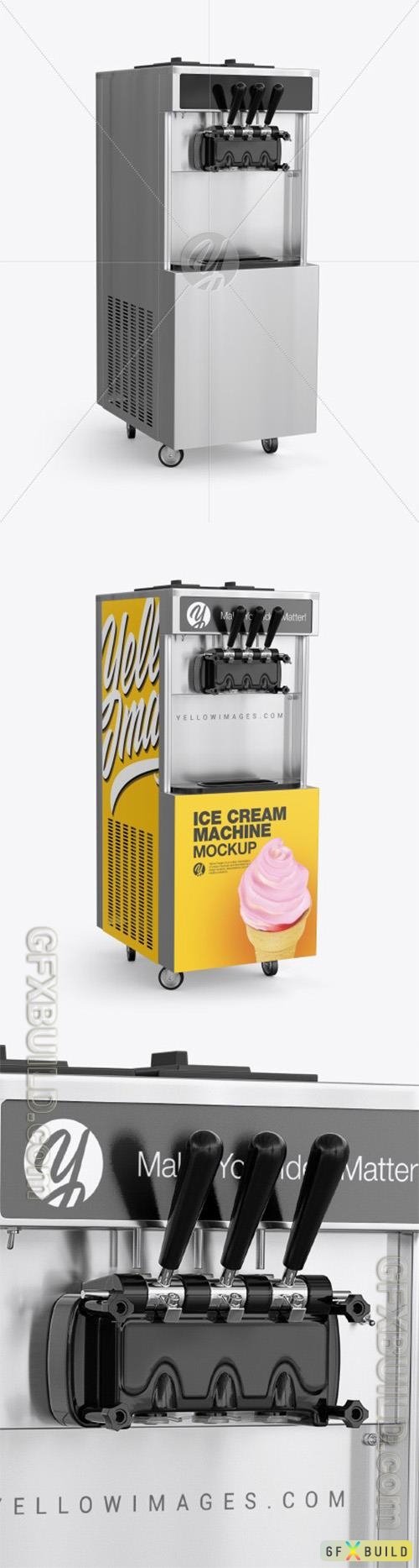 Ice Cream Machine Mockup - Half Side View 36124