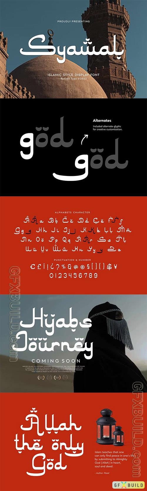 Arabic Font - Syawal OTF, TTF