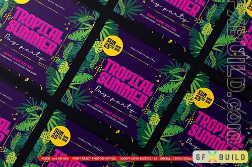 Tropical Summer PSD Flyer