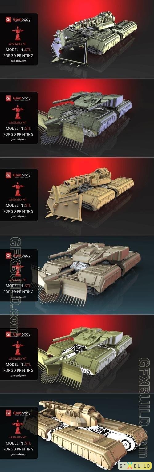Mammoth Tank Accessories - Set 1-2 STL