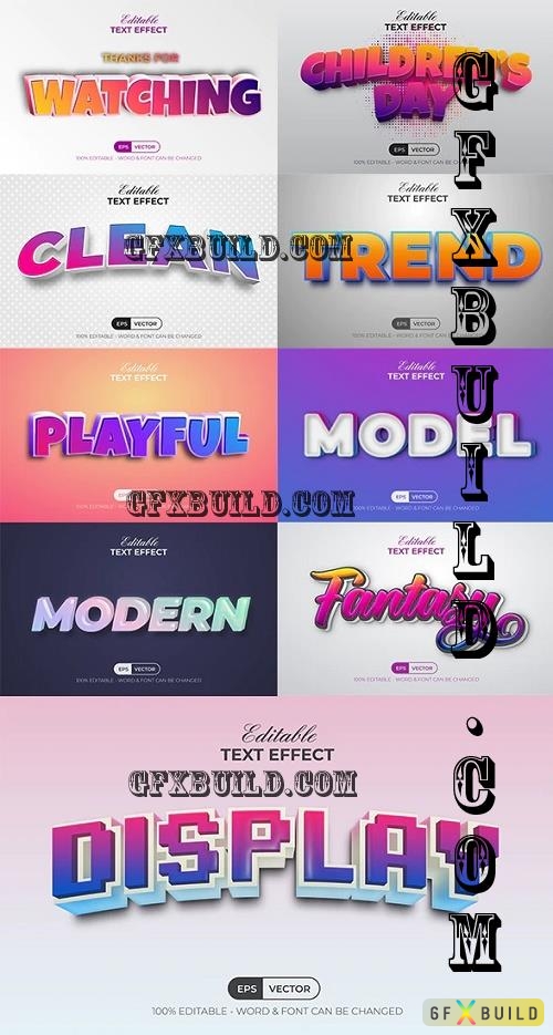 9 Text Effect Colorful Style - 37916639 - 7228163