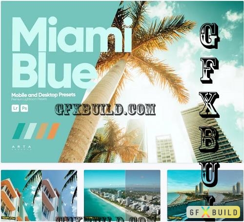 ARTA - Miami Blue Presets for Lightroom