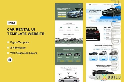 Car Rental - Template Website Figma