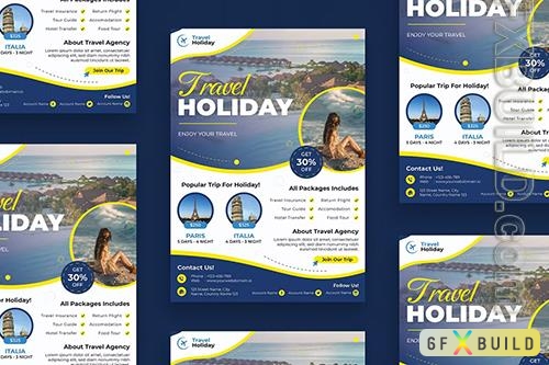 Travel Holiday - Flyer PSD