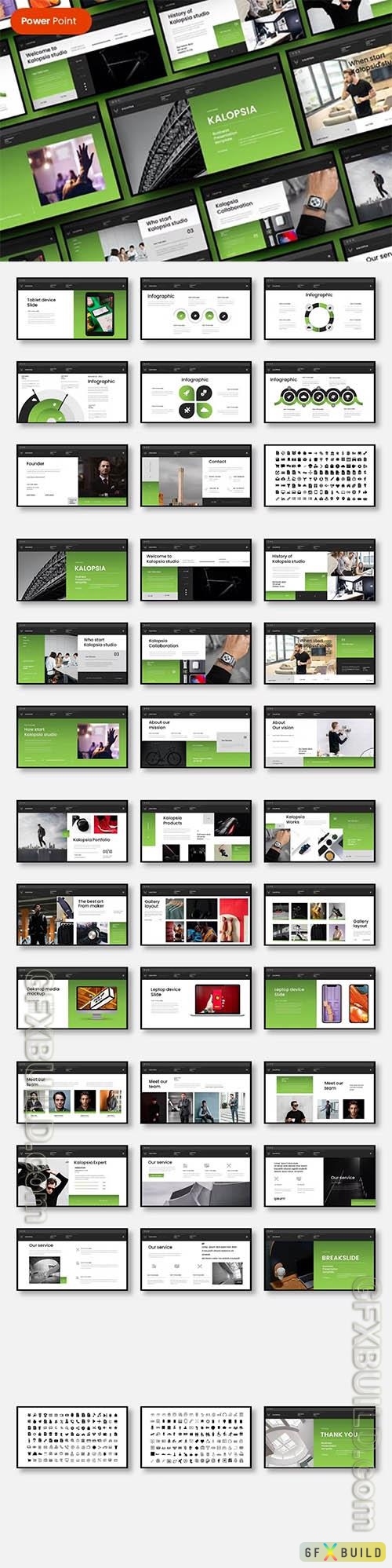 Kalopsia - Business Powerpoint, Keynote and Google Slides Template