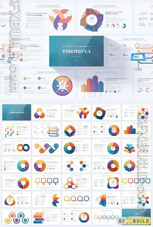 Strategy V.3 - Keynote Infographics Slides