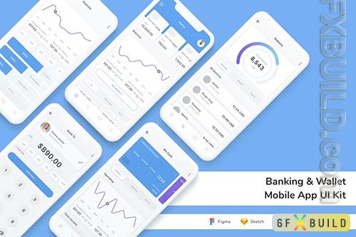 Banking & Wallet Mobile App UI Kit