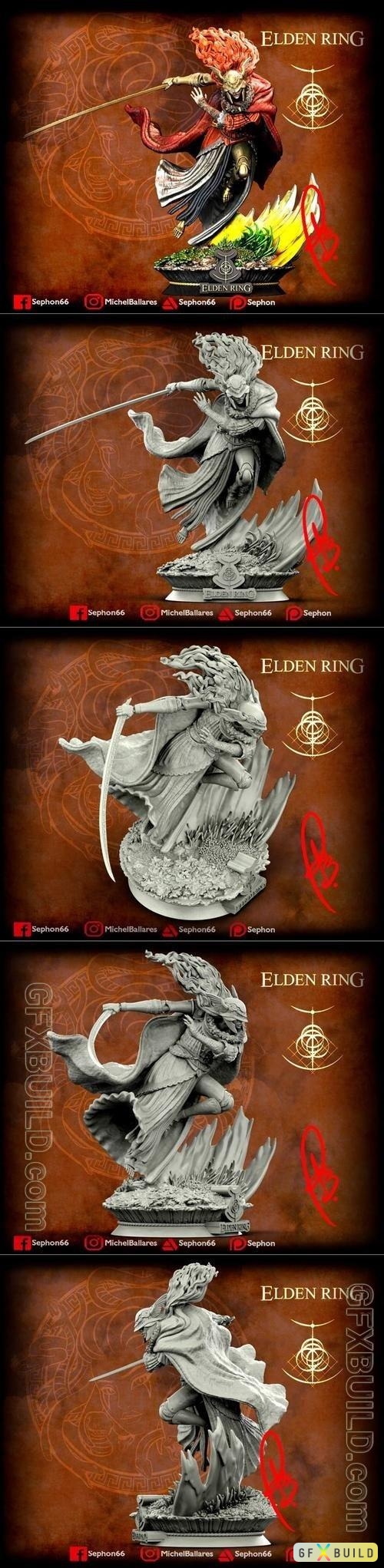 Elden Ring - Malenia by creative geek MB STL