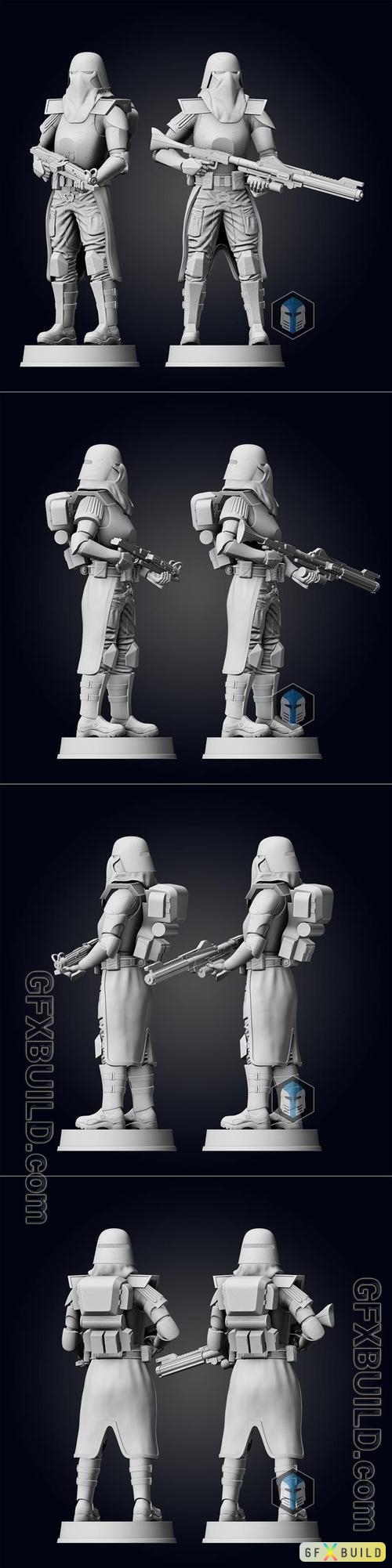 Galactic Marine Figurine - Pose 1 STL