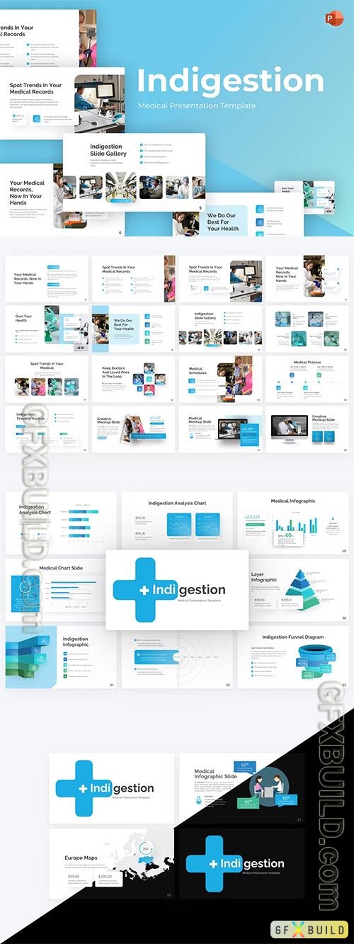 Indigestion Medical PowerPoint Template