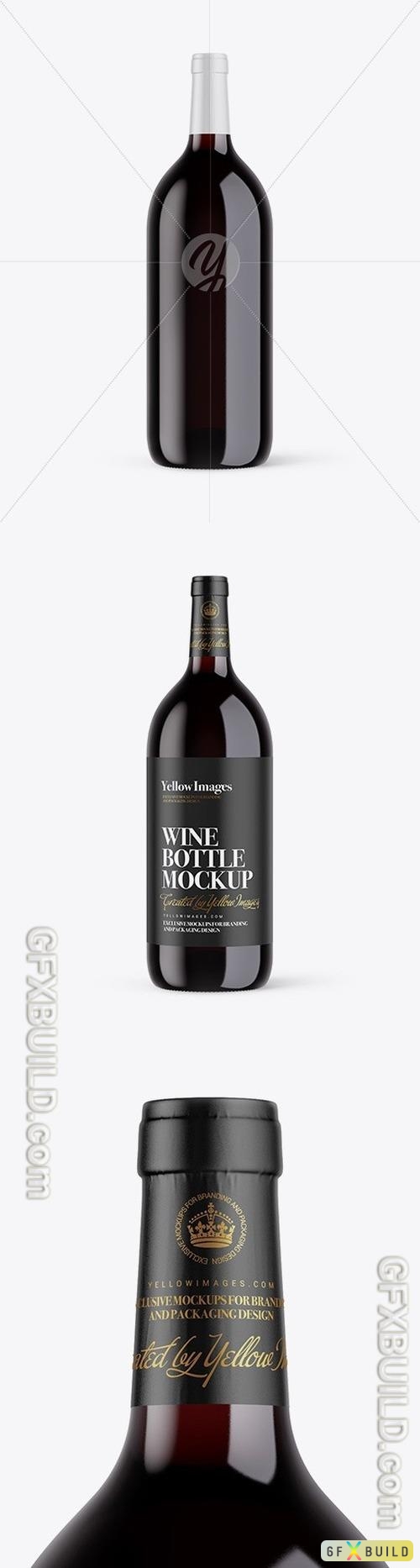 1.5L Red Wine Bottle Mockup 46334