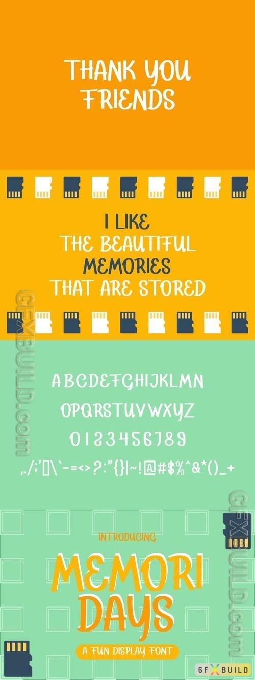 Memori Days Font