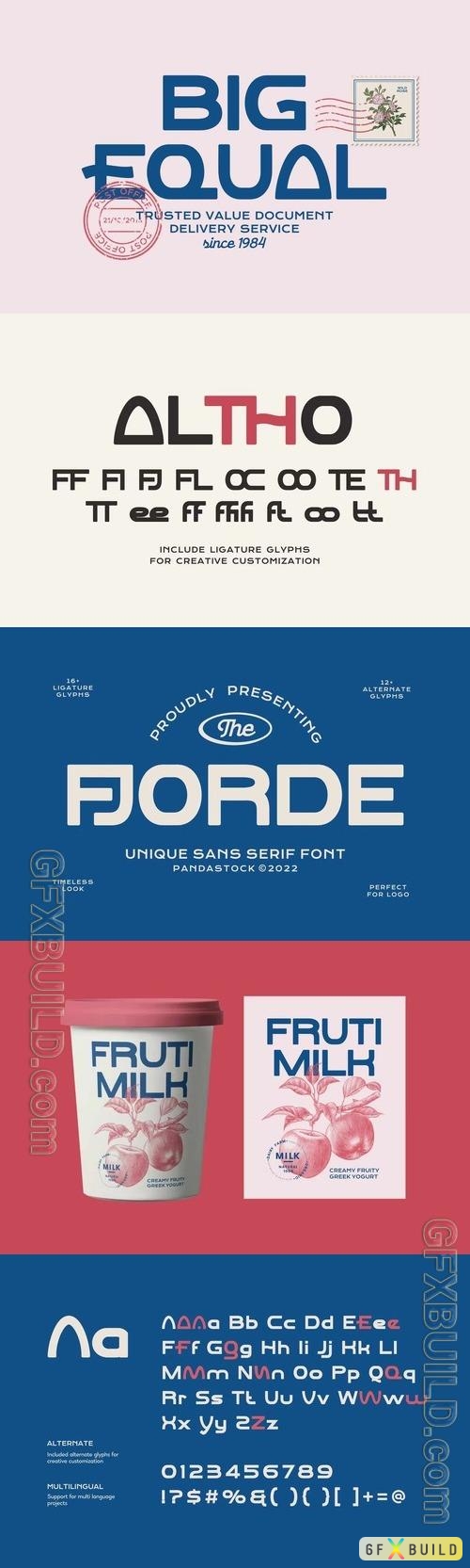 Fjorde Fun Sans Serif Fonts