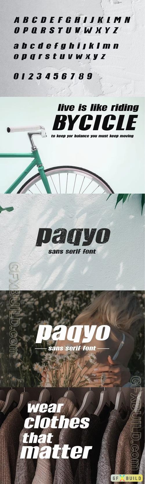 Paqyo - Sans Serif Font