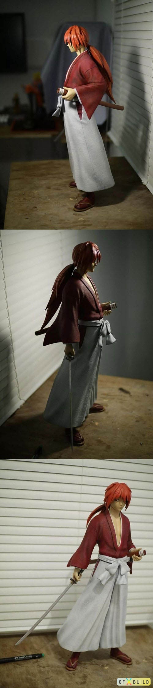 Samurai x Kenshin Himura 3D Print » GFXBuild