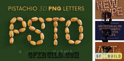 The Pistachio - 3D Lettering - 7824348